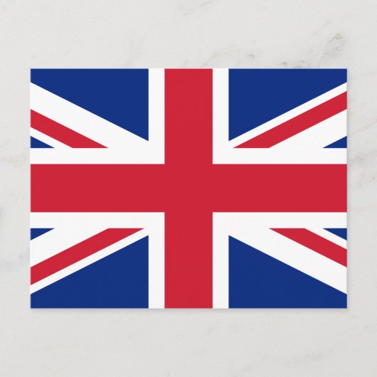 Carte Postale Drapeau Union Jack du Royaume-Uni (Devant)