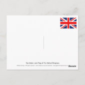 Carte Postale Drapeau Union Jack du Royaume-Uni (Dos)