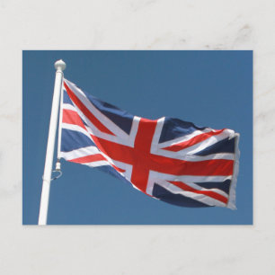 Carte Postale Drapeau Union Jack du Royaume-Uni