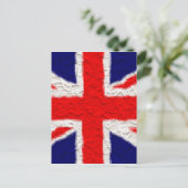 Carte Postale Drapeau Union Jack national pays (Debout devant)