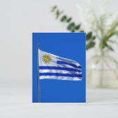 Carte Postale drapeau uruguay (Debout devant)