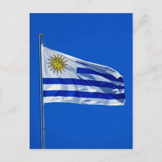 Carte Postale drapeau uruguay (Devant)