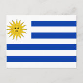 Carte postale drapeau uruguayen (Devant)