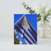 Carte Postale drapeau uruguayen (Debout devant)