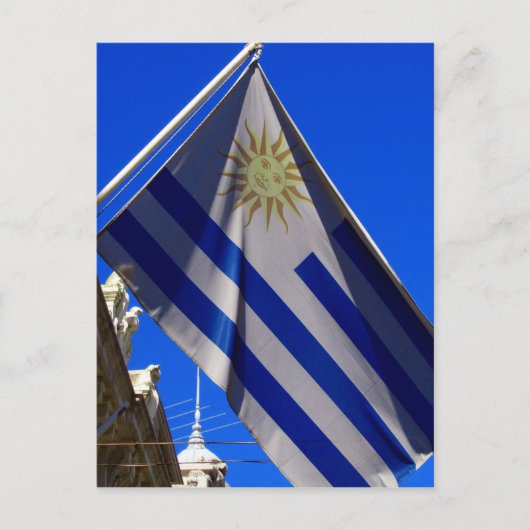 Carte Postale drapeau uruguayen (Devant)