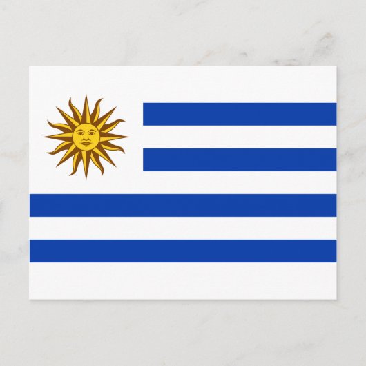 Carte Postale Drapeau uruguayen (Uruguay) (Devant)