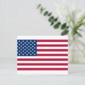 Carte Postale drapeau usa (Debout devant)