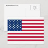 Carte Postale drapeau usa (Devant / Derrière)