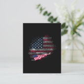 Carte Postale Drapeau USA (Debout devant)