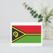 Carte postale drapeau Vanuatu (Debout devant)