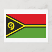Carte postale drapeau Vanuatu (Devant)