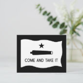 Carte Postale Drapeau Venez le prendre ~ Texas (Debout devant)