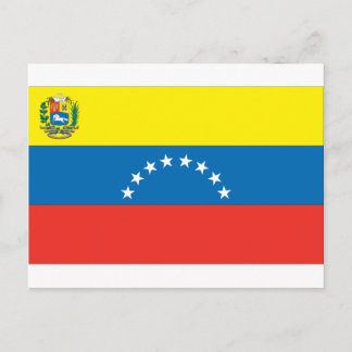 Carte Postale Drapeau vénézuélien