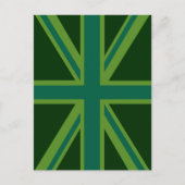 Carte Postale Drapeau vert Union Jack (Devant)