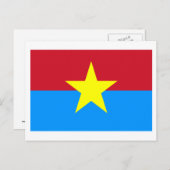 Carte Postale Drapeau Viet Cong (Devant / Derrière)