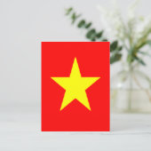 Carte Postale drapeau vietnam (Debout devant)