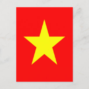 Carte Postale drapeau vietnam