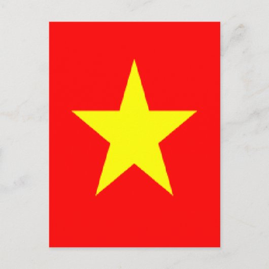 Carte Postale drapeau vietnam (Devant)