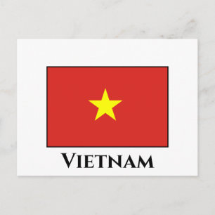 Carte Postale Drapeau vietnamien