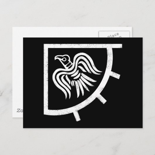 Carte Postale Drapeau viking (Devant / Derrière)