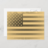 Carte Postale Drapeau vintage (Devant / Derrière)