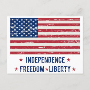 Carte Postale Drapeau vintage