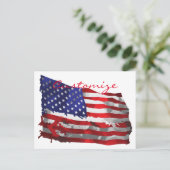 Carte Postale Drapeau vintage américain Thunder_Cove (Debout devant)
