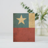 Carte Postale Drapeau vintage du Chili (Debout devant)