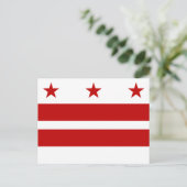 Carte Postale Drapeau Washington DC (Debout devant)