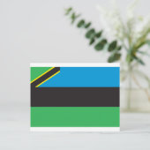 Carte Postale Drapeau Zanzibar (Debout devant)