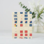 Carte Postale Drapeaux, badges, etc. (Debout devant)