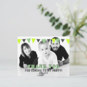 Carte Postale Drapeaux de Bunt Moderne mignon Photo Anniversaire (Debout devant)