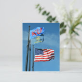 Carte Postale Drapeaux du Kansas (Debout devant)