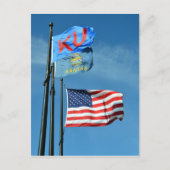 Carte Postale Drapeaux du Kansas (Devant)