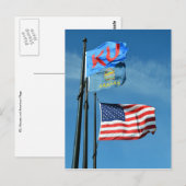Carte Postale Drapeaux du Kansas (Devant / Derrière)