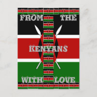 Drapeaux miniatures sans couture du Kenya Cadres d