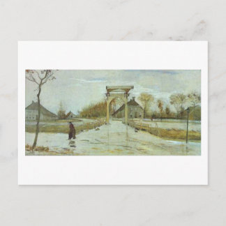 Carte Postale Drawbridge à Nieuw-Amsterdam, Vincent van Gogh