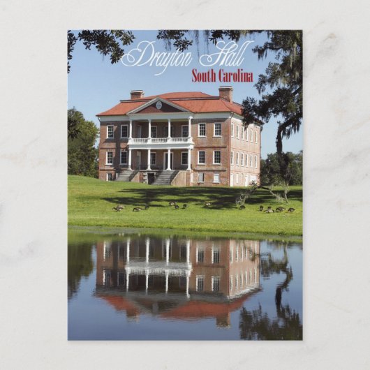 Carte Postale Drayton Hall, Caroline du Sud (Devant)