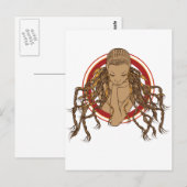 Carte Postale Dreadlock Girl (Devant / Derrière)