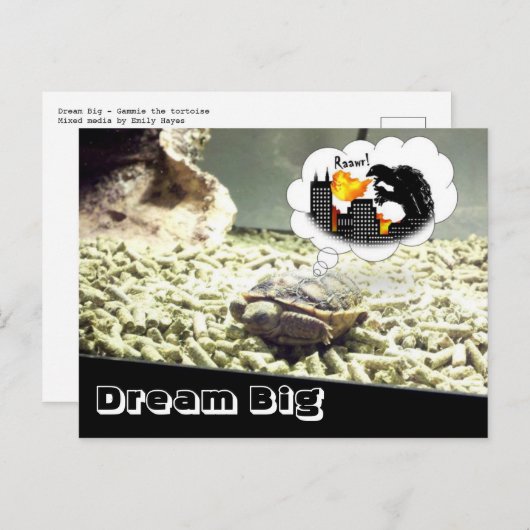 Carte Postale Dream Big (Devant / Derrière)