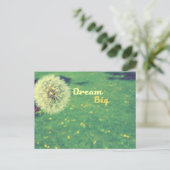 Carte Postale Dream Big et faire un voeu (Debout devant)