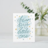Carte Postale Dream Big Little One Pastel Stars (Debout devant)