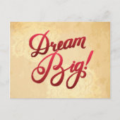 Carte Postale Dream Big Red (Devant)