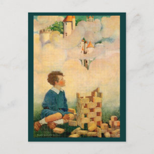 Carte Postale Dream Blocks par Jesse Willcox Smith