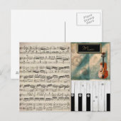 Carte postale Dream de Music Lover (Devant / Derrière)