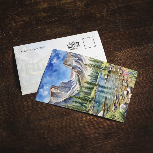 Carte postale Dream Lake du parc national Rocky Mo