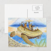 Carte postale Dream on Aquamarine Tides (Devant / Derrière)