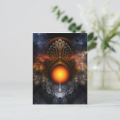 Carte postale Dream Orb Fractal Art (Debout devant)