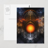 Carte postale Dream Orb Fractal Art (Devant / Derrière)