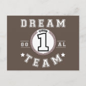 Carte Postale Dream Team One Vision One Goad Teamwork Office (Devant)
